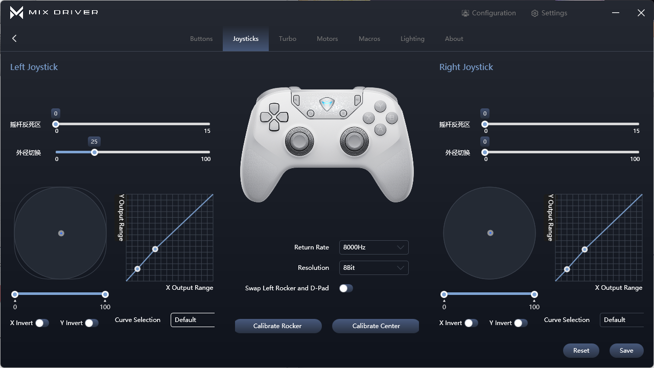 Machenike F1のスティック設定